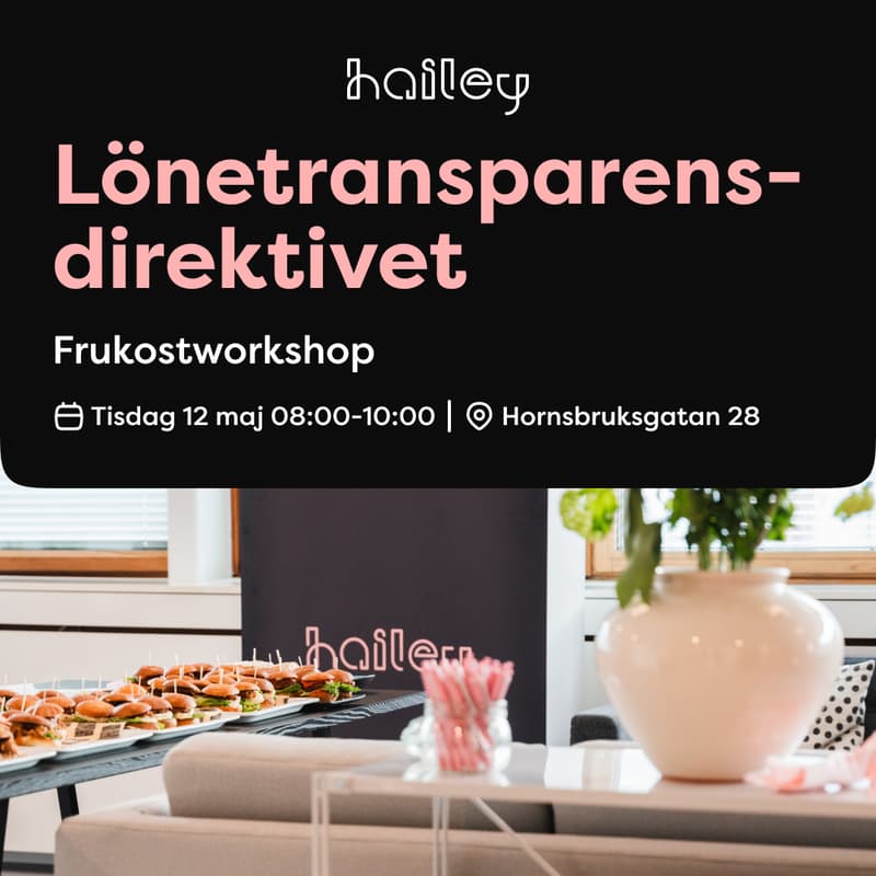 Cover Image for Frukostworkshop -  Lönetransparensdirektivet