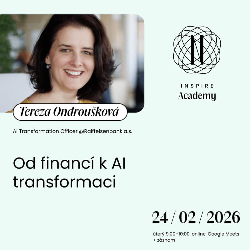 Cover Image for Od financí k AI transformaci (Tereza Ondroušková)
