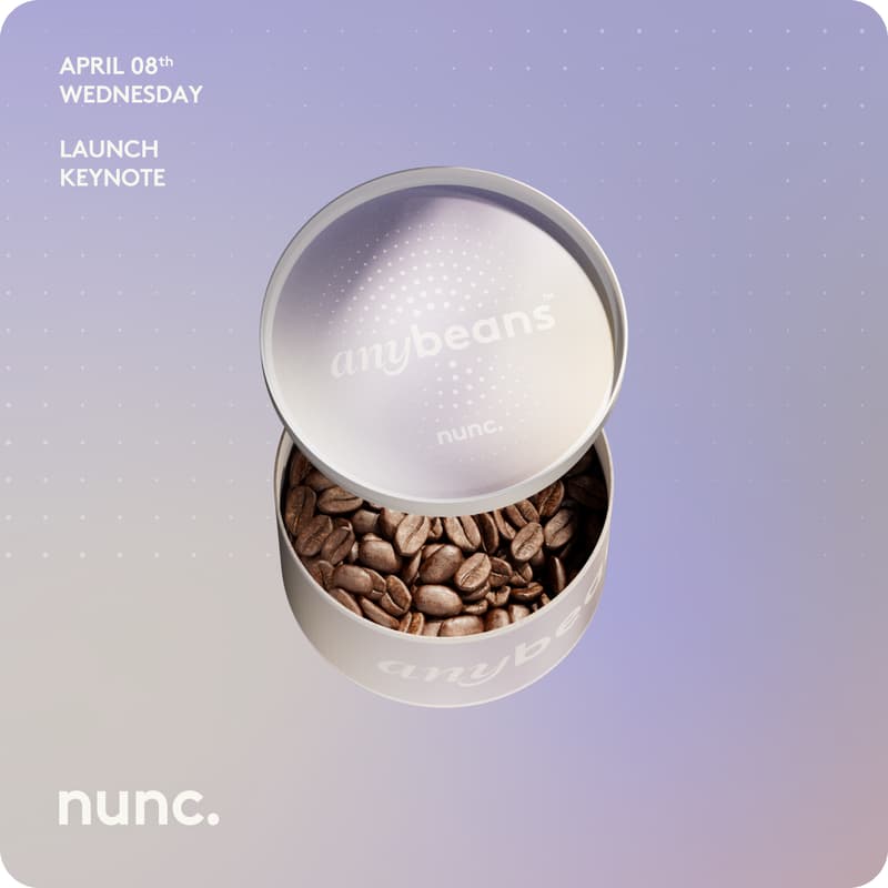 Cover Image for nunc. anybeans® Launch Keynote