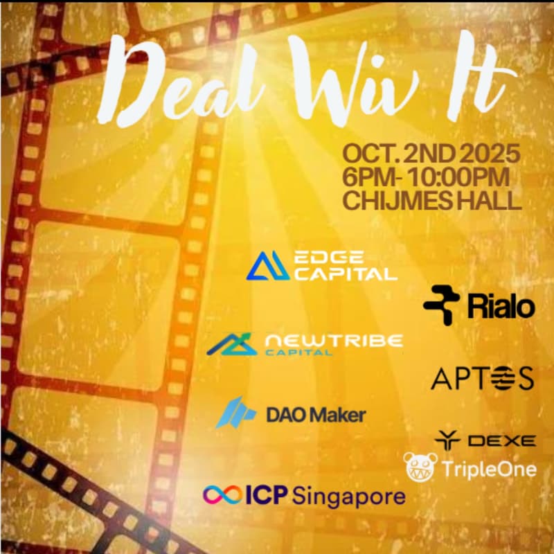 Cover Image for Exclusive Gathering w/ Edge Capital, NewTribe Capital, Rialo, Aptos, DaoMaker, TripleOne and ICP