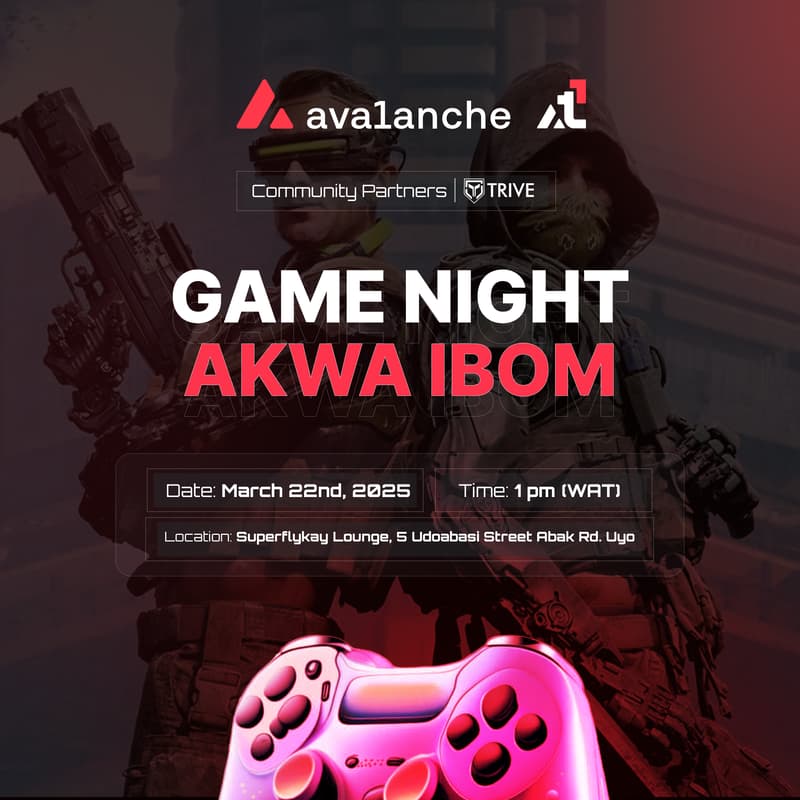 Cover Image for Avalanche Game Night - Akwa Ibom