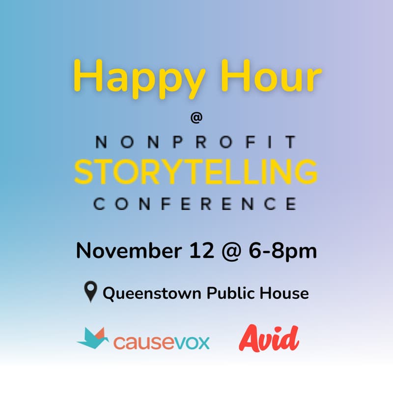 Cover Image for Happy Hour @ Nonprofit Storytelling Conference