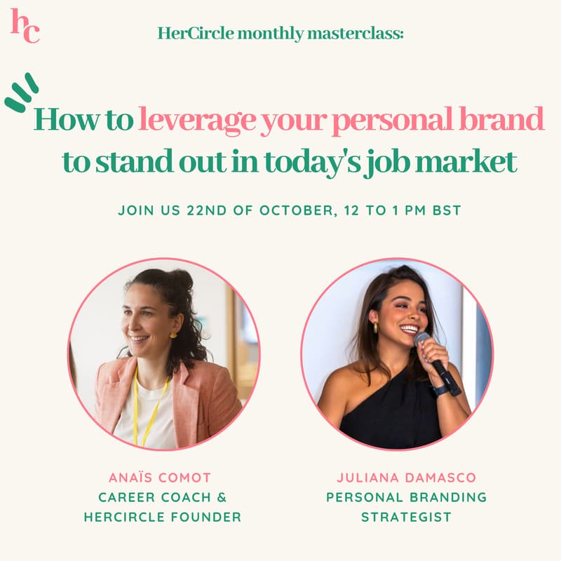 Cover Image for 🤸‍♀️ How to leverage your personal brand to stand out in today's job market with Juliana Damasco