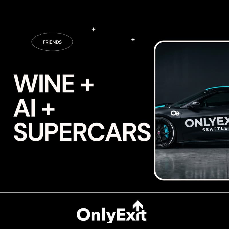 Cover Image for Wine  + AI + Supercars