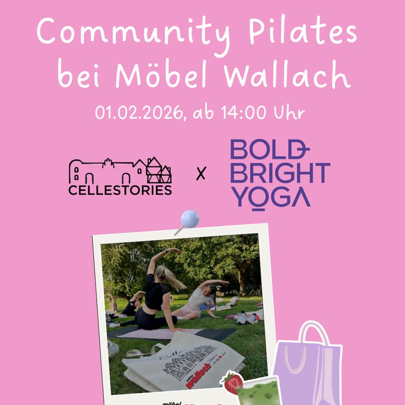 Cover Image for Community Event von Celle Stories: Pilates & Matcha mit Bold Bright Yoga