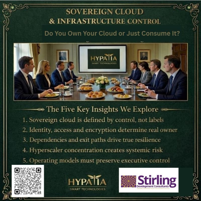 Cover Image for Session 2: Digital Sovereignty for Executives: Do You Own Your Cloud or Just Consume It?