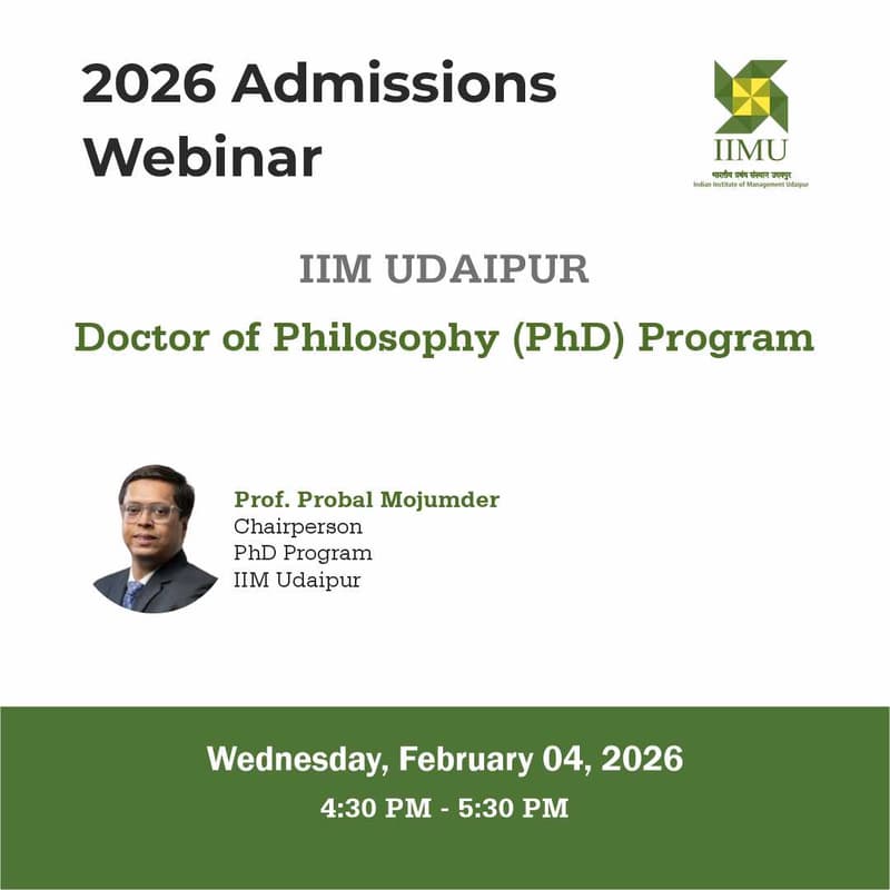 Cover Image for Information Session IIMU's Doctor of Philosophy Program PHD