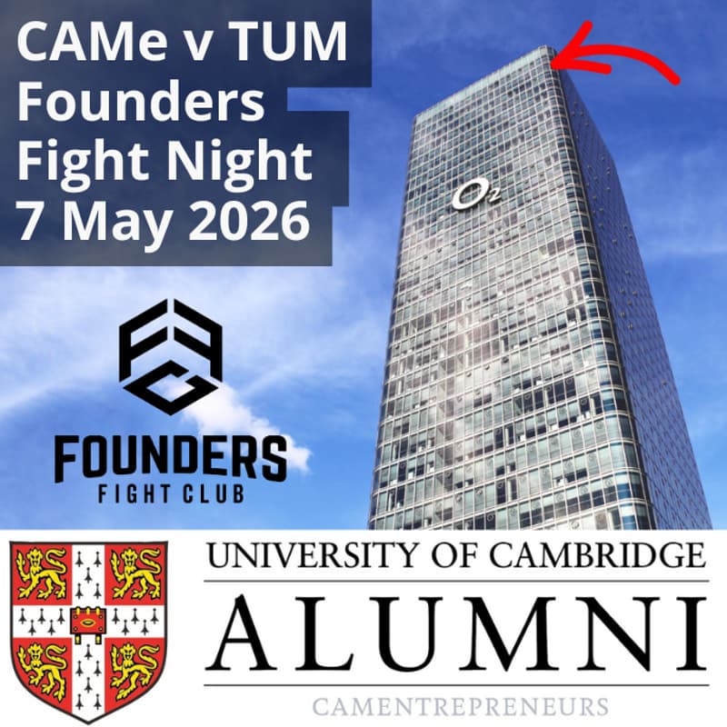 Cover Image for CAMentrepreneurs Munich Q2 Event - feat. Founders Fight Night (CAM v TUM)
