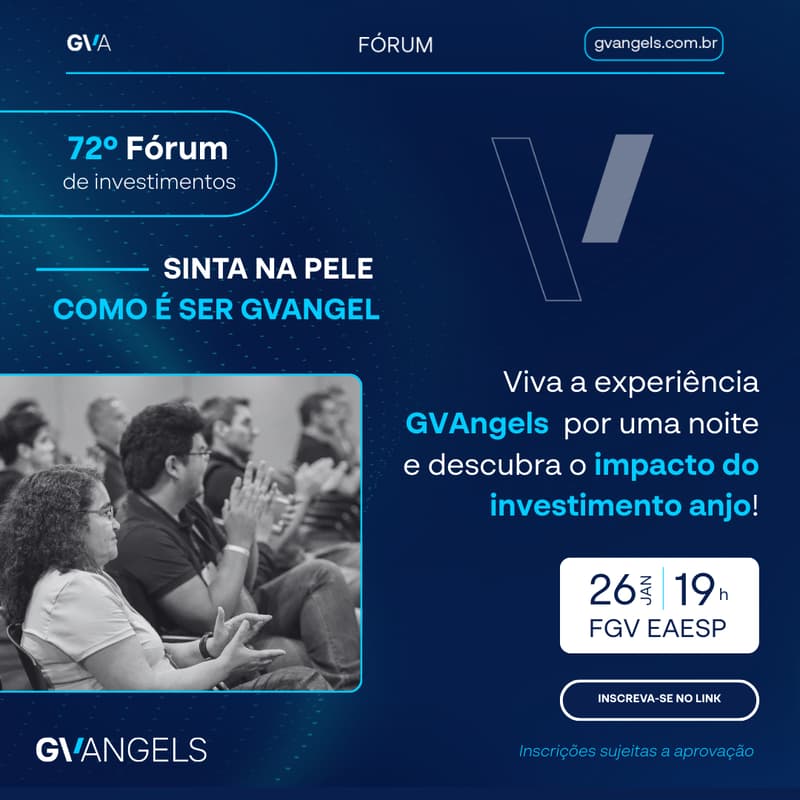 Imagem de capa para 72º Fórum de Investimento GVAngels