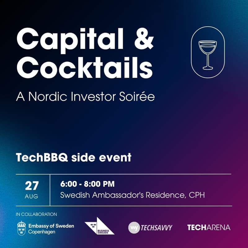 Cover Image for Capital and Cocktails – Nordic Investor Soirée | Side Event at TechBBQ