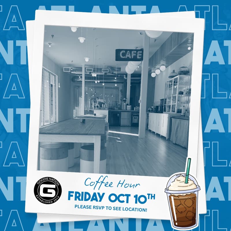 Cover Image for Bridging the Spaces Atlanta:  A Coffee Kick-Back with BTS & Goodie Nation