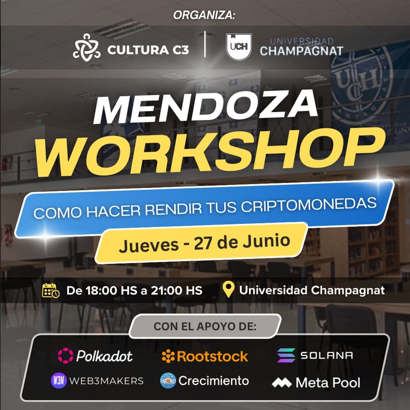 Cover Image for Mendoza Workshop - Finanzas Descentralizadas