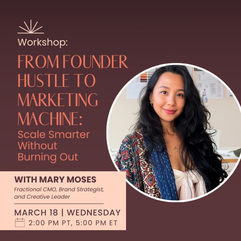 Cover Image for From Founder Hustle to Marketing Machine: Scale Smarter Without Burning Out