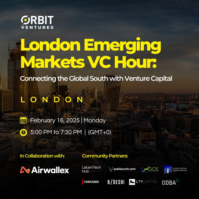 Cover Image for London Emerging Markets VC Hour:  Connecting the Global South with Venture Capital