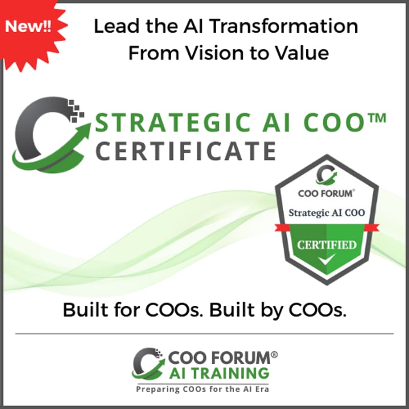 Cover Image for The Strategic AI COO Certificate Program