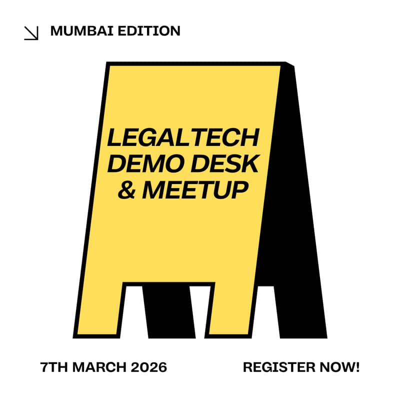Cover Image for LegalTech Demo Desk & Meetup: Mumbai Edition