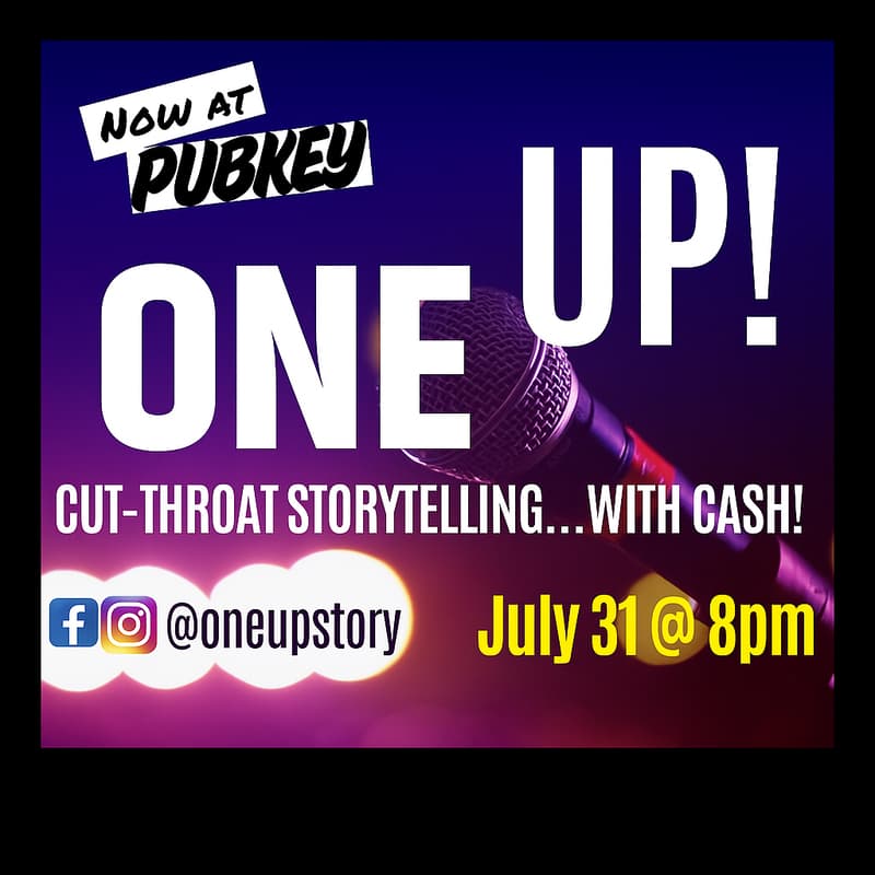 Cover Image for One UP! Cut-throat Storytelling...with CASH!
