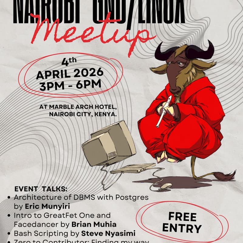 Cover Image for Nairobi GNU/Linux User Group - April Meetup