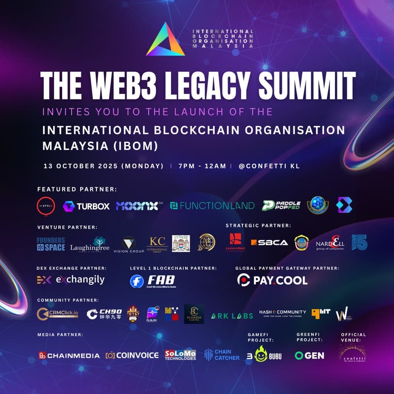 Cover Image for Global Official Launching – International Blockchain Organisation (IBO)