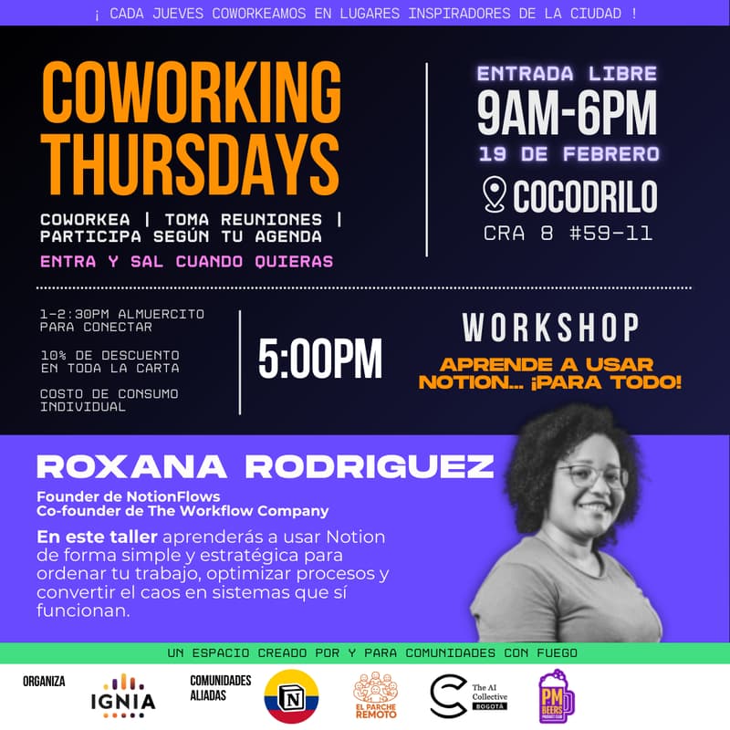 Cover Image for Coworking Thursdays - 19 de Febrero
