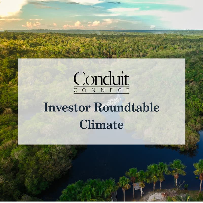 Cover Image for Investor Roundtable - Climate