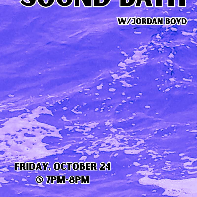 Cover Image for Sound Bath with Jordan Boyd