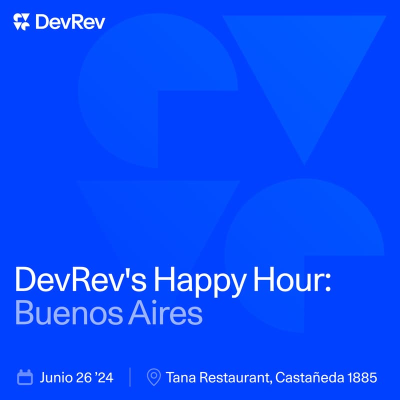 Cover Image for DevRev's Happy Hour - Buenos Aires