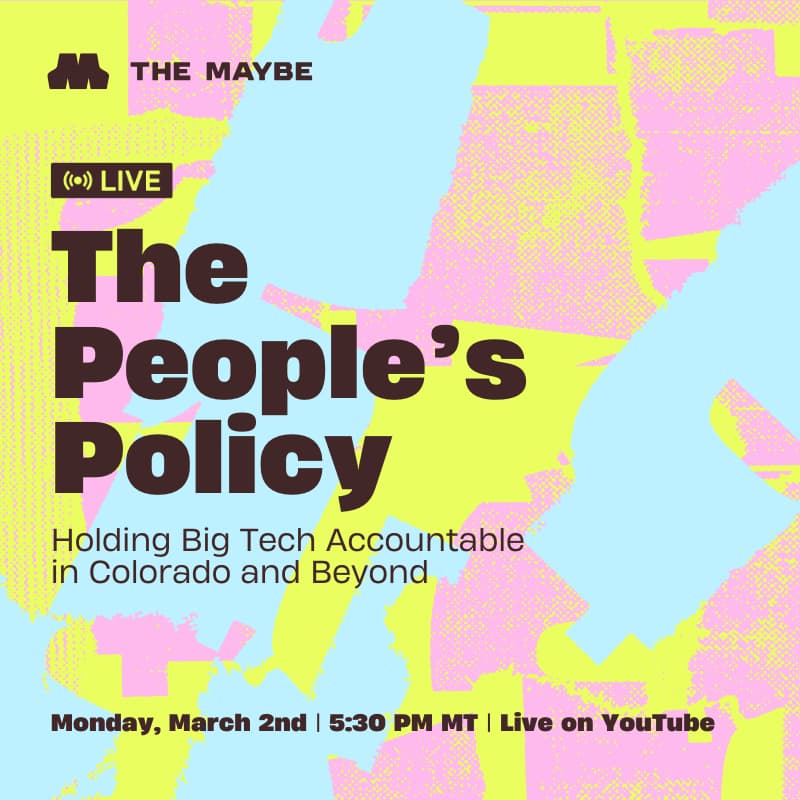 Cover Image for The People's Policy: Holding Big Tech Accountable [Livestreamed Conversation + Q&A]