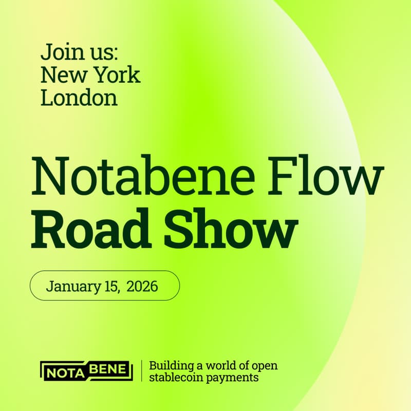 Cover Image for Notabene Flow Road Show - London 🇬🇧