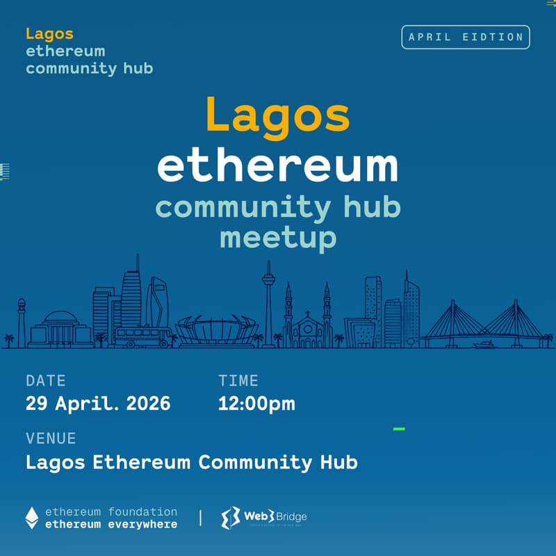 Cover Image for Lagos Ethereum Community Hub Meetup