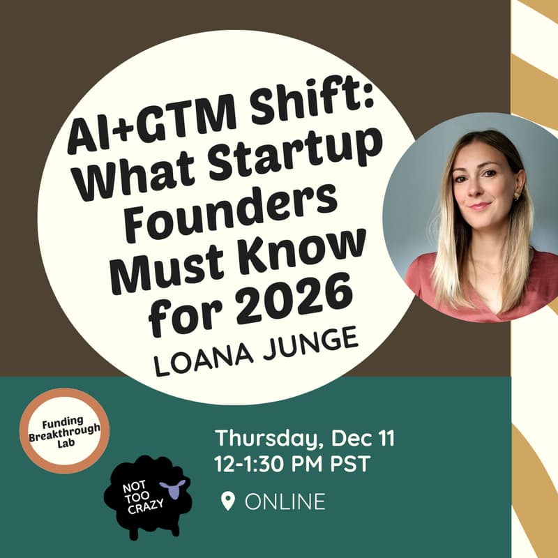 Cover Image for AI + GTM Shift: What Startup Founders Must Know for 2026