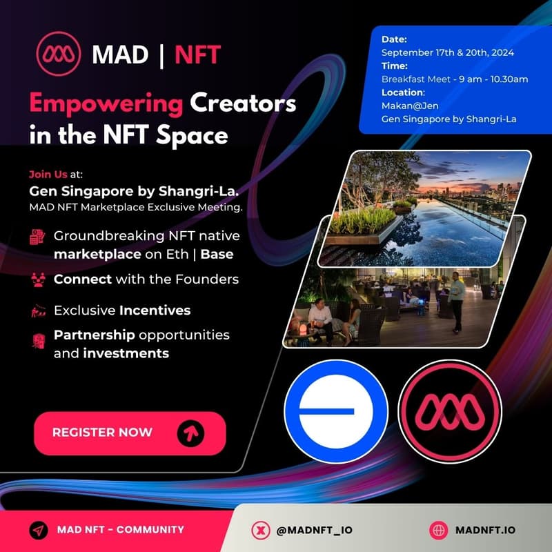 Cover Image for MAD | NFT Marketplace Launch! - @Makan@Jen
