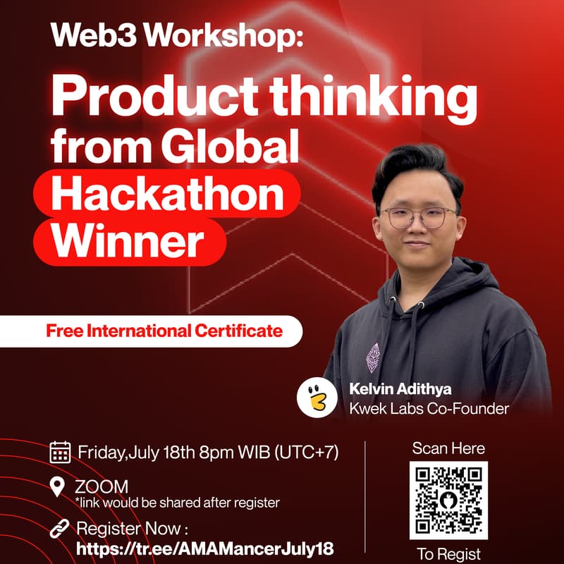 Cover Image for WEB3 WORKSHOP: Product Thinking From Global Hackathon Winner