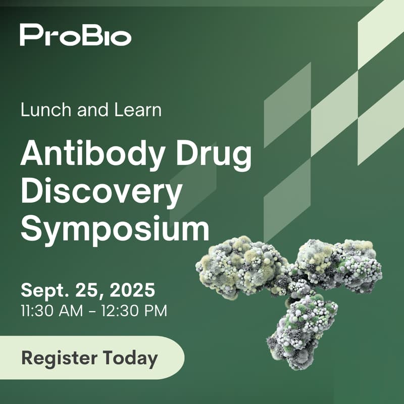 Cover Image for Antibody Drug Discovery Lunch & Learn: Innovative Platforms to Accelerate the Discovery of Functional Therapeutics Antibody Leads