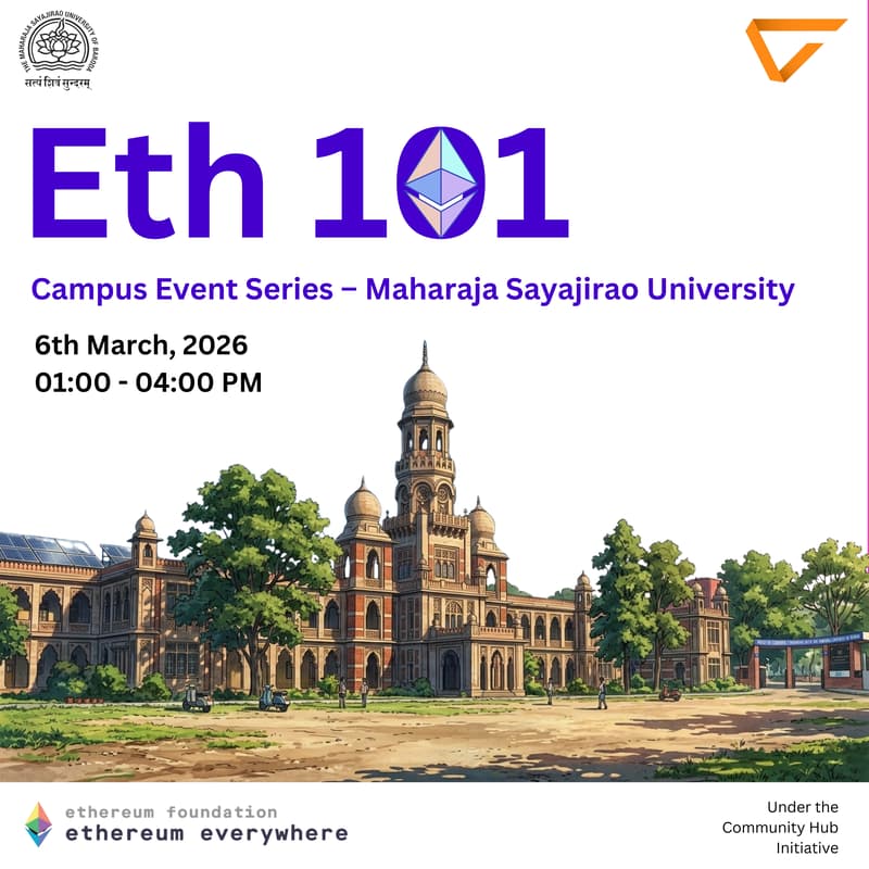 Cover Image for Eth Vadodara: Etheream 101 x Maharaja Sayajirao University