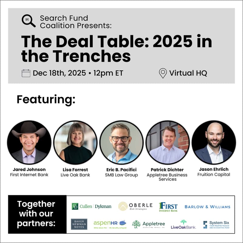 Cover Image for The Deal Table: 2025 in the Trenches