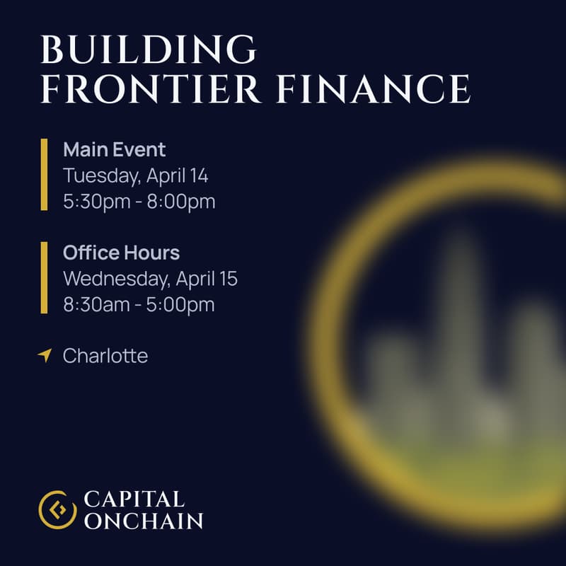 Cover Image for Building Frontier Finance // Presented at UNCC