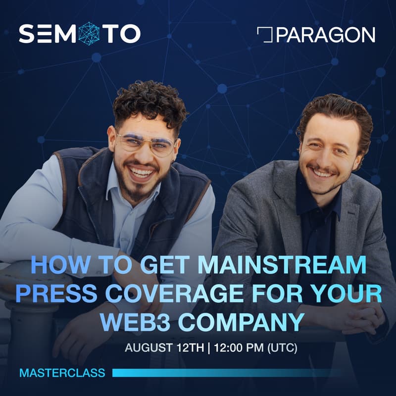 Cover Image for How To Get Mainstream Press Coverage For Your Web3 Company