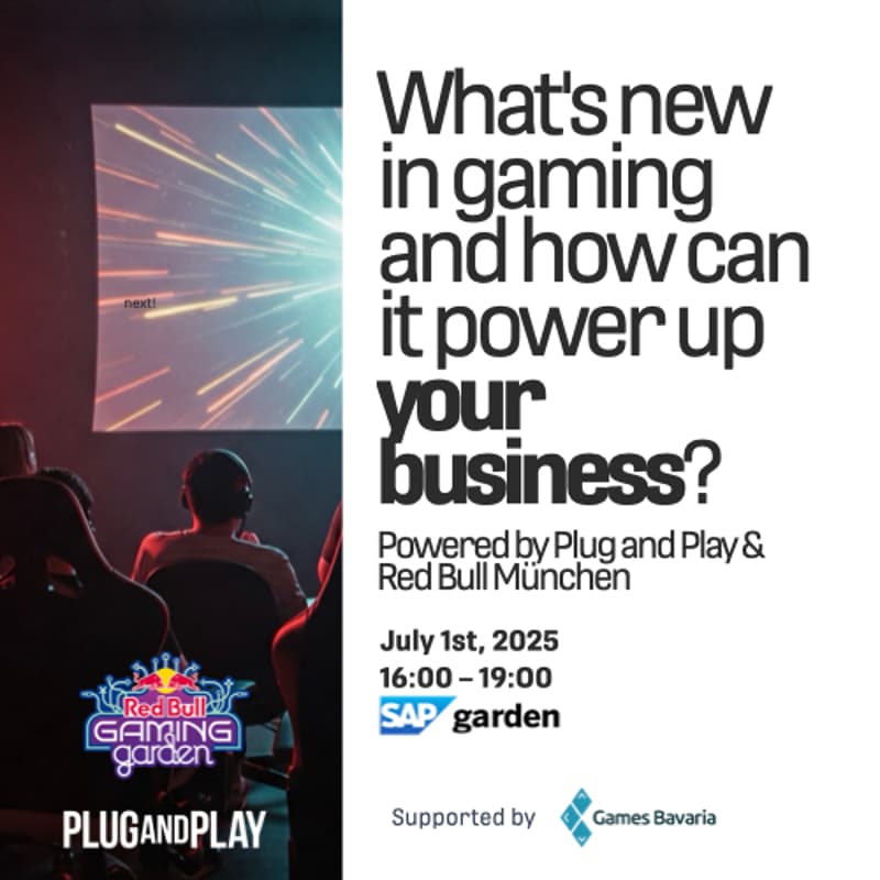 Cover Image for What’s New In Gaming & How Can It Power Up Your Business? | Powered by Plug and Play and Red Bull München