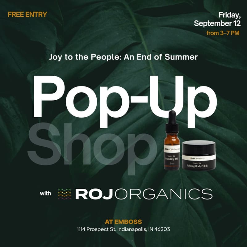 Cover Image for Joy to the People 🧡: An End of Summer Pop-Up Shop with ROJOrganics