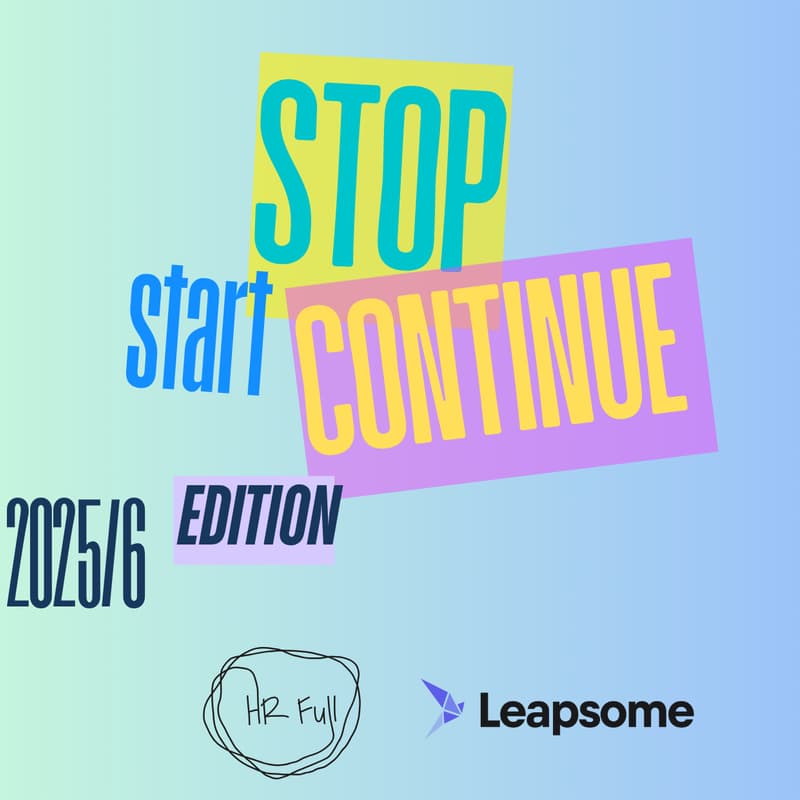 Cover Image for STOP START CONTINUE 2025/6 Edition
