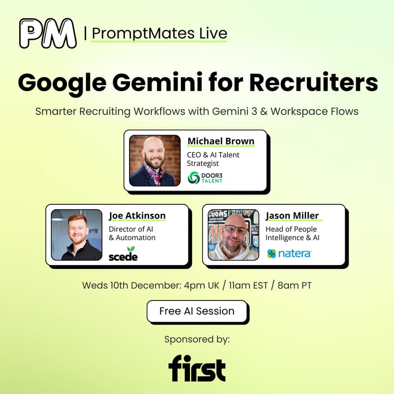 Cover Image for Google Gemini for Recruiters