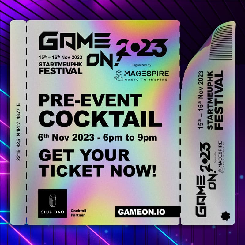 Cover Image for Game On! 2023 Pre-Event + CLUB DAO