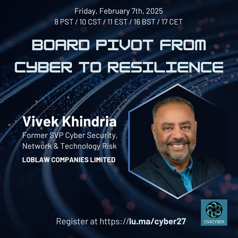 Cover Image for Board Pivot from Cyber to Resilience