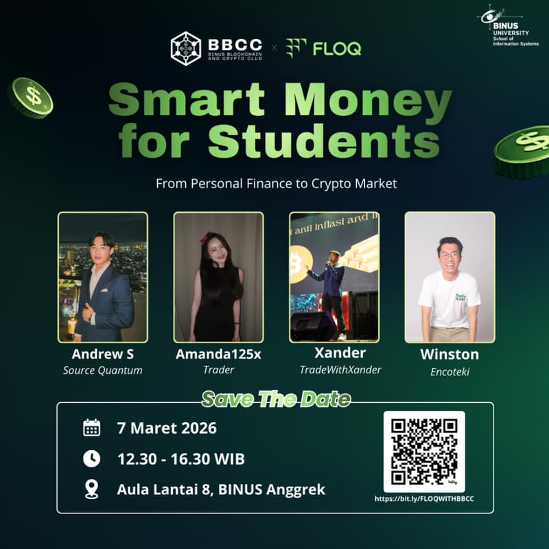 Cover Image for FLOQ x BBCC "Smart Money for Students: From Personal Finance to Crypto Market"
