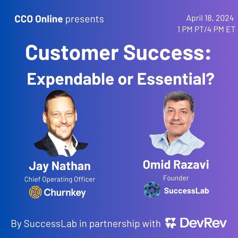 Cover Image for CCO Online on Customer Success: Expendable or Essential?
