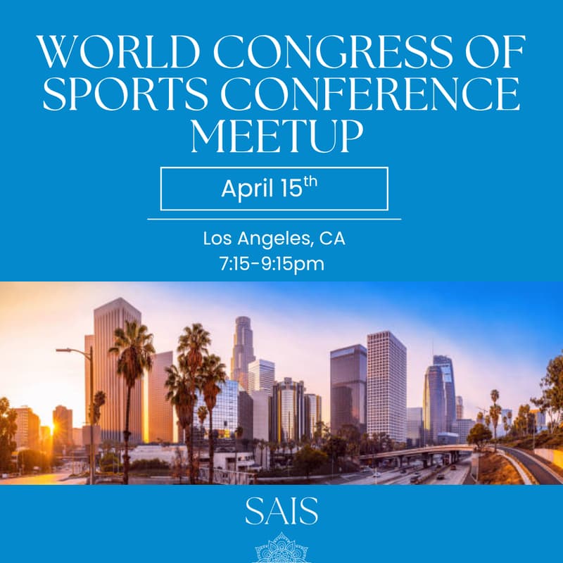 Cover Image for South Asians in Sports - World Congress of Sports Conference Meet Up
