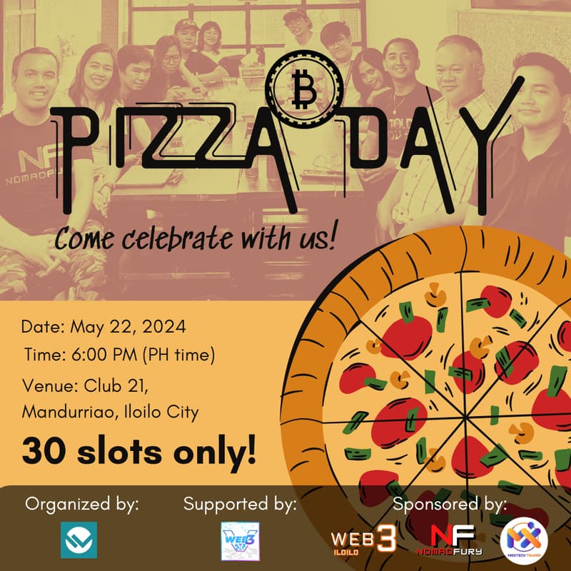 Cover Image for Bitcoin Pizza Day Iloilo