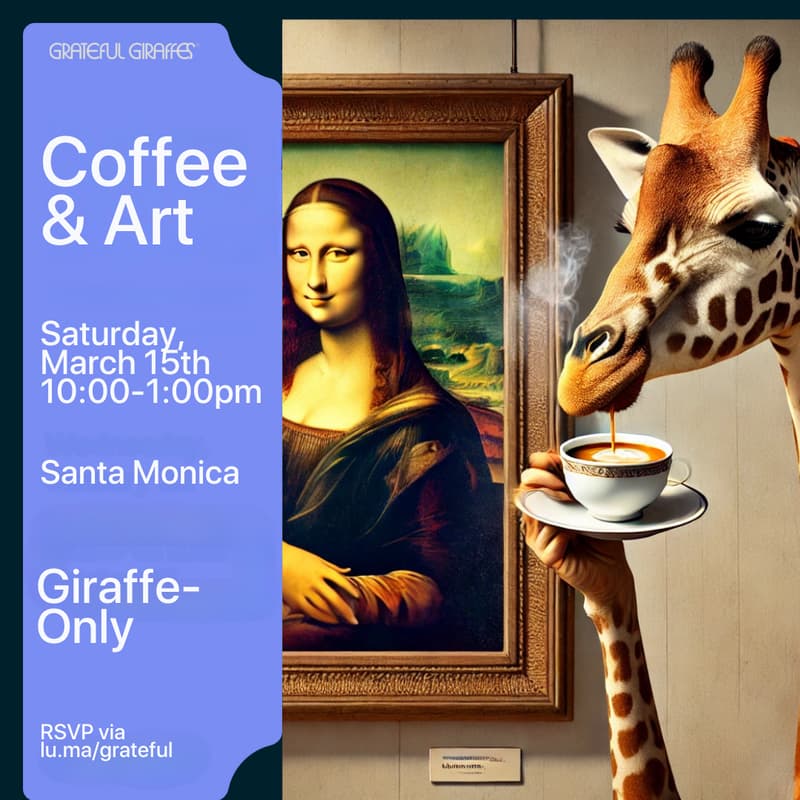 Cover Image for Coffee and Art (Giraffe-Only)