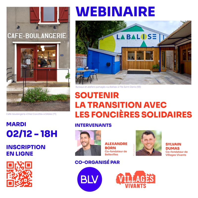 Cover Image for Soutenir la transition avec les foncières solidaires : Foncière Bellevilles et Villages Vivants [En ligne]